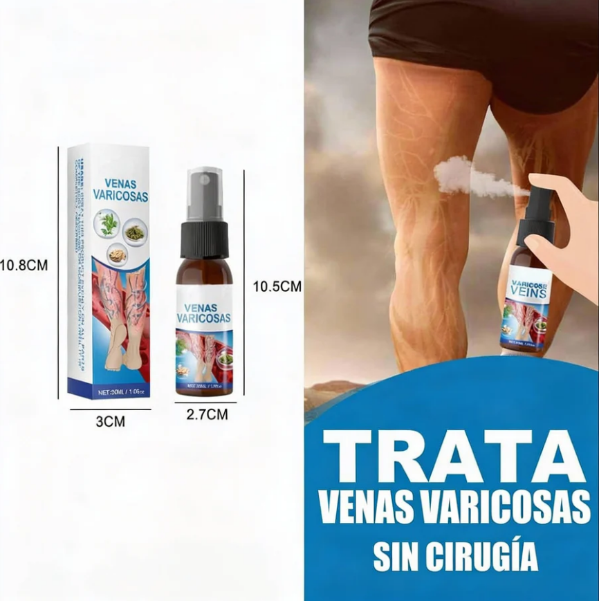 OFERTA ÚNICA 🔥 Spray Milagroso Para Venas Varicosas