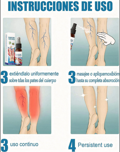 OFERTA ÚNICA 🔥 Spray Milagroso Para Venas Varicosas